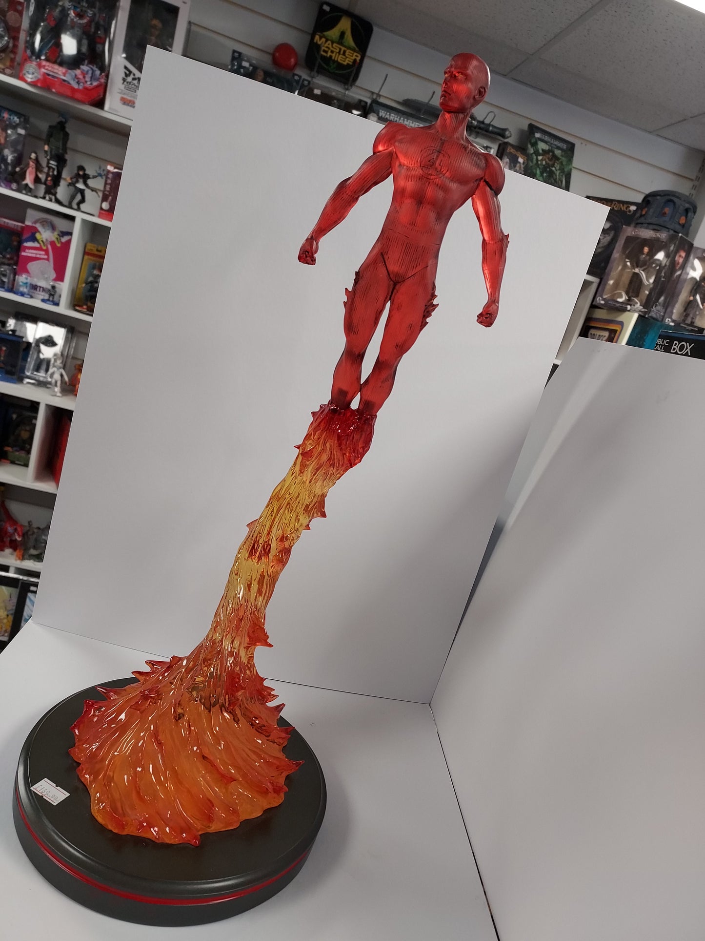 Human Torch Large Statue