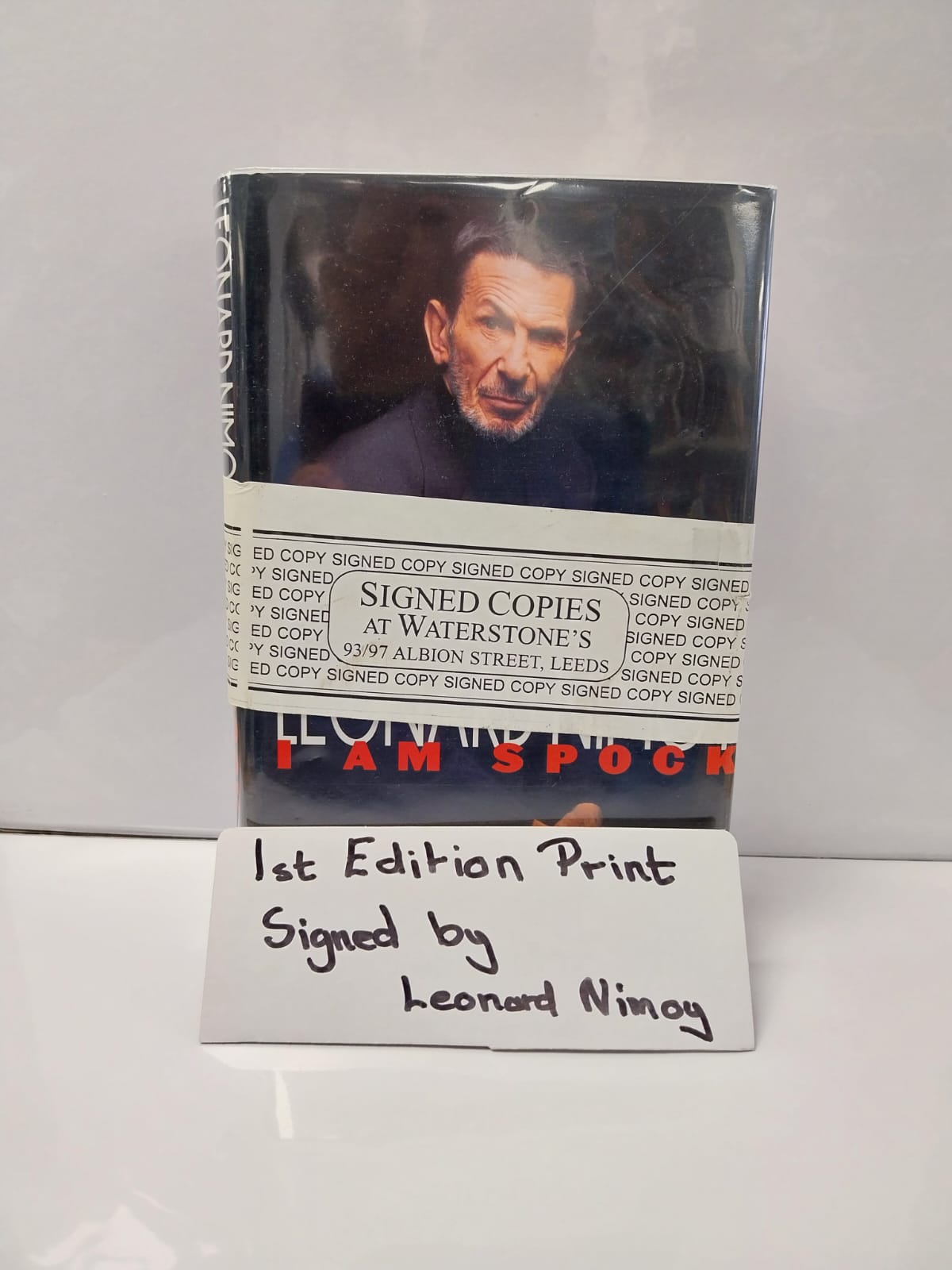 "I am Spock" 1st Edition Book Signed by Leonard Nimoy