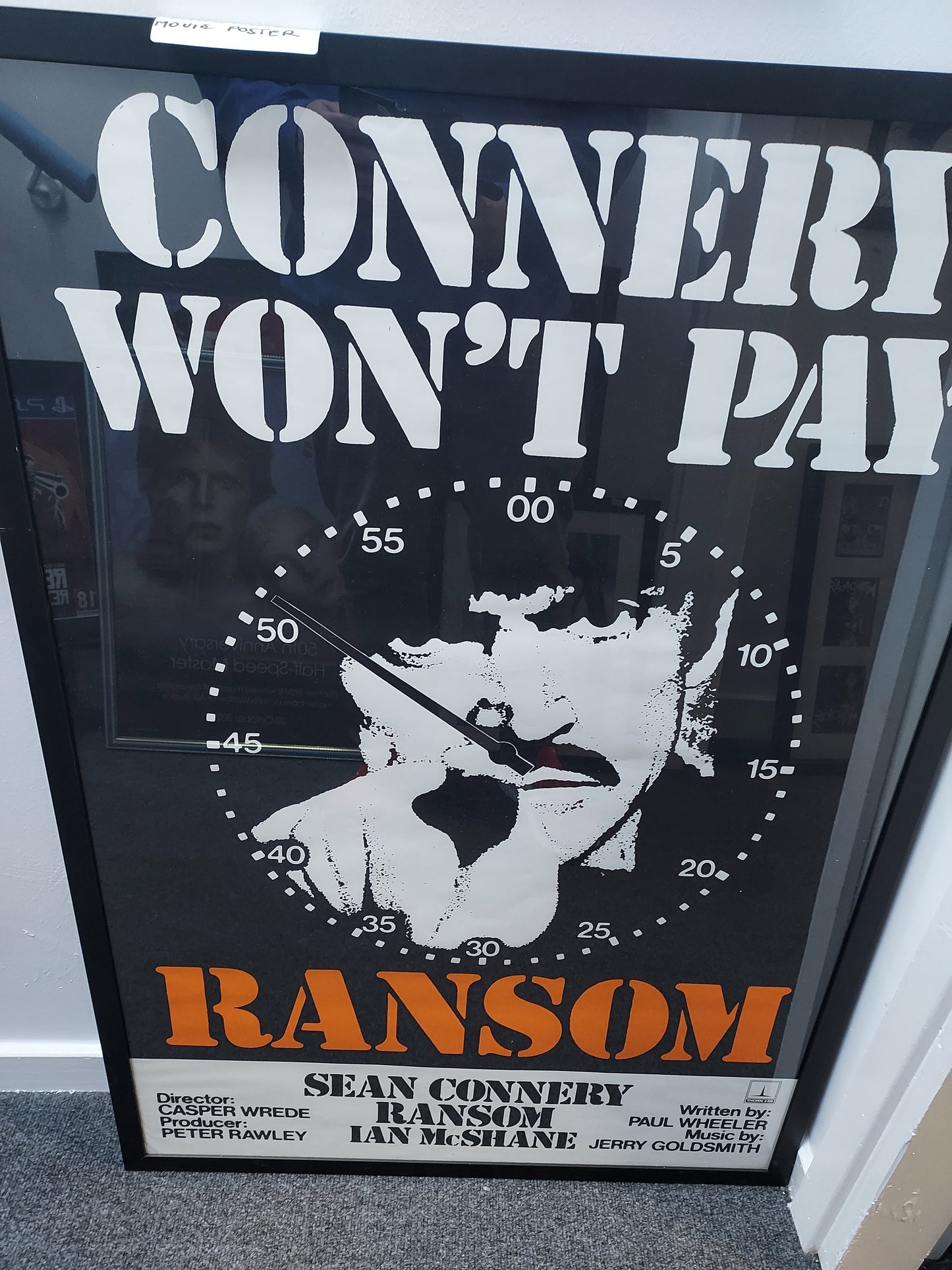 Original Movie Poster RANSOM 38 inches by 27 inches