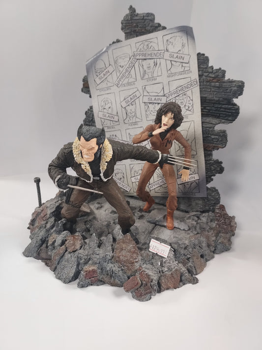 Wolverine Days of Future Past Diorama Statue